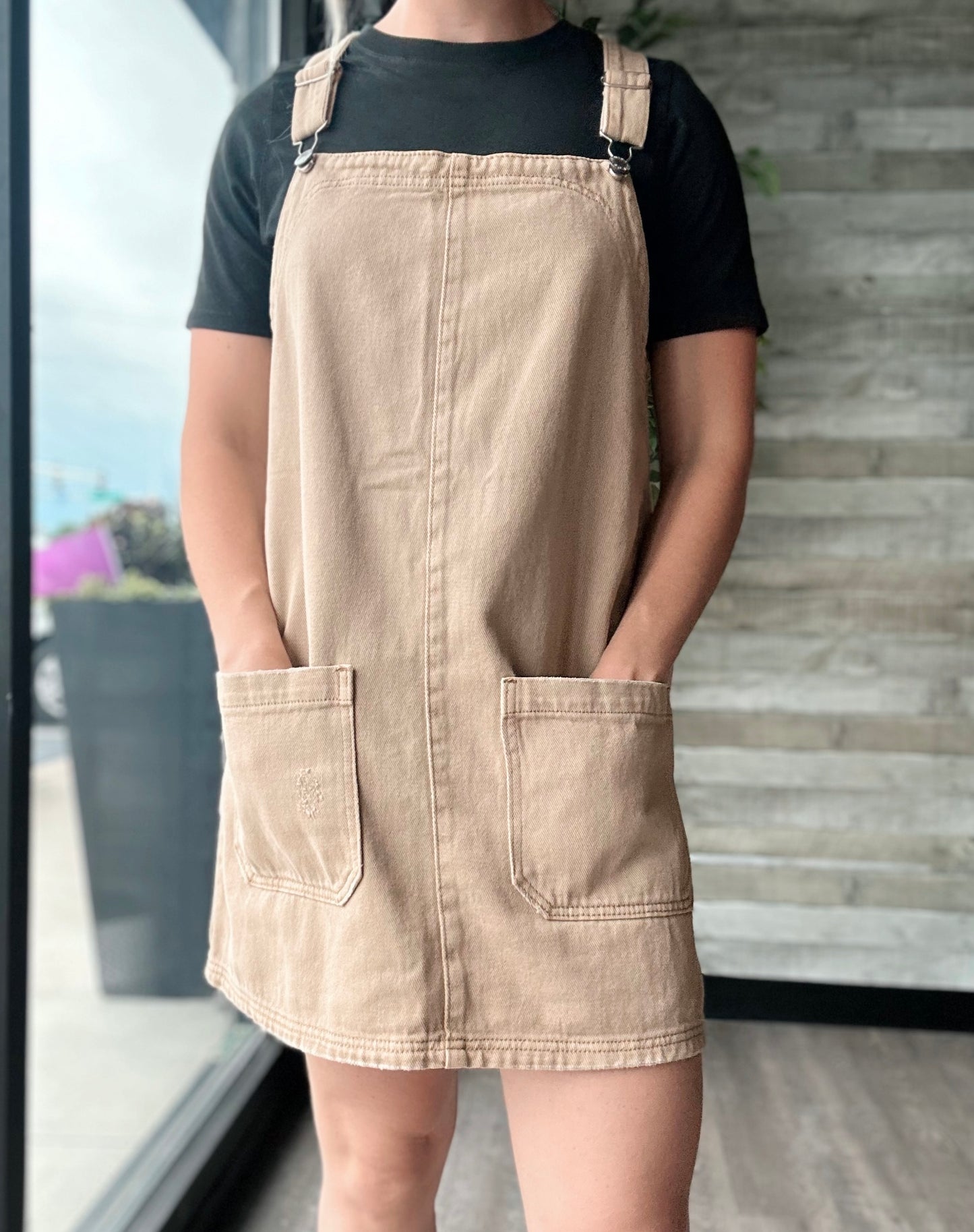 Denim Overall Dress