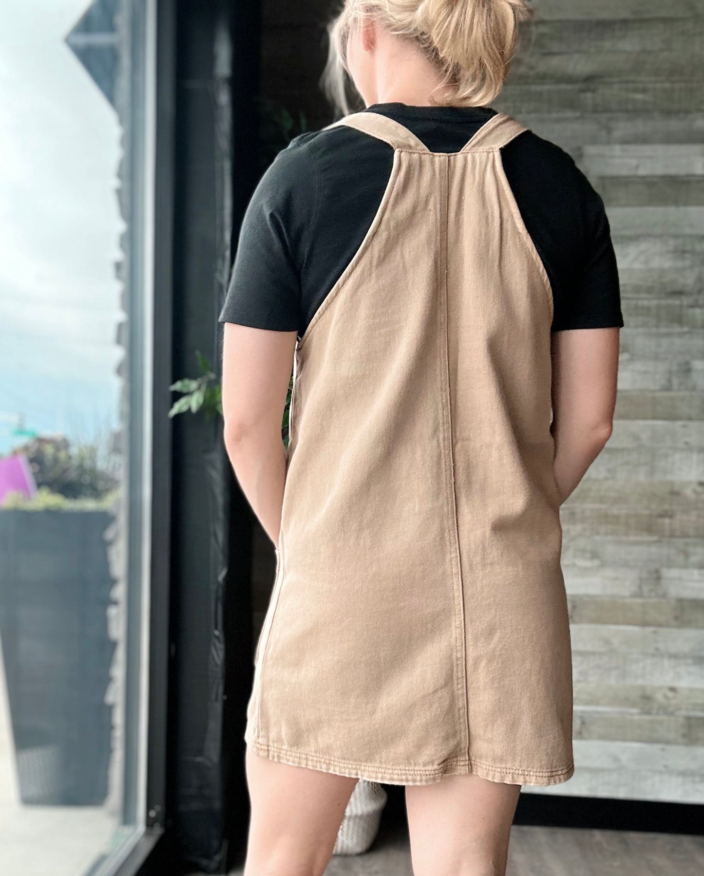 Denim Overall Dress