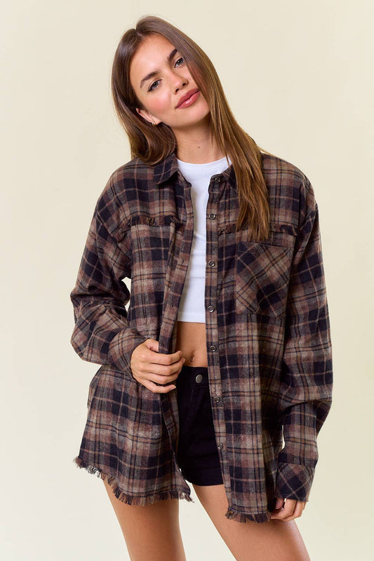 Plaid Flannel Shirt
