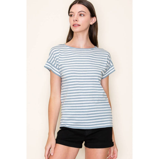 STRIPED SWEATER TOP