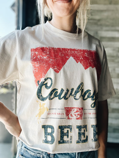Cowboy & Beer Tee