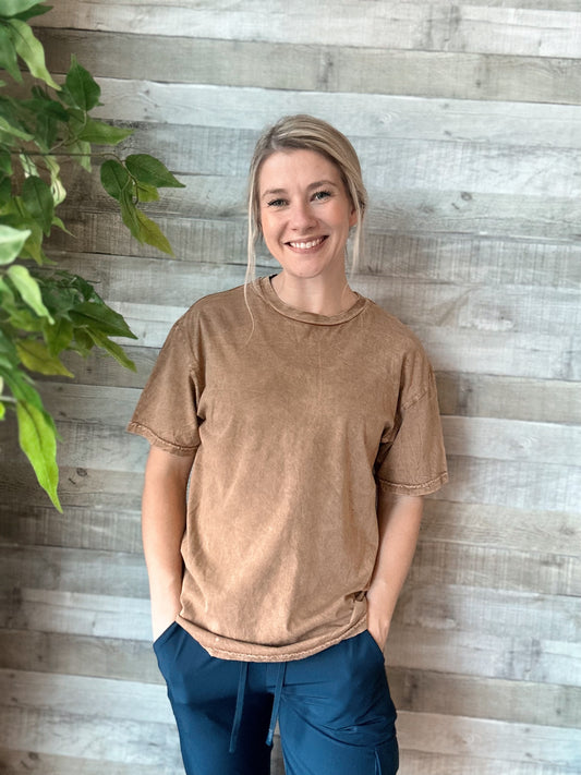 Basic Mineral Washed Tee