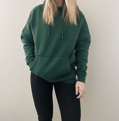 Longline Fleece Hoodie