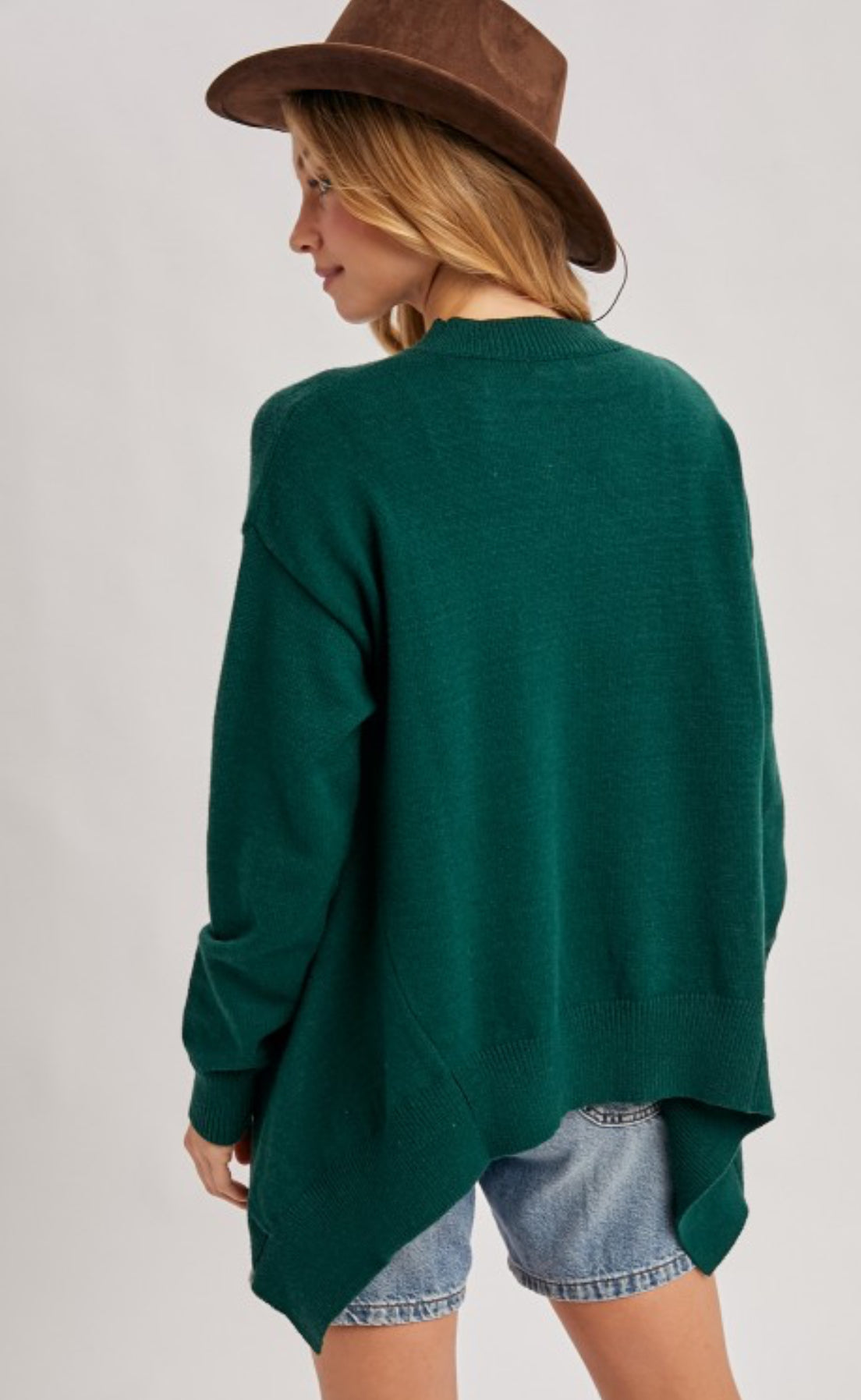 Mock Neck Knit Sweater