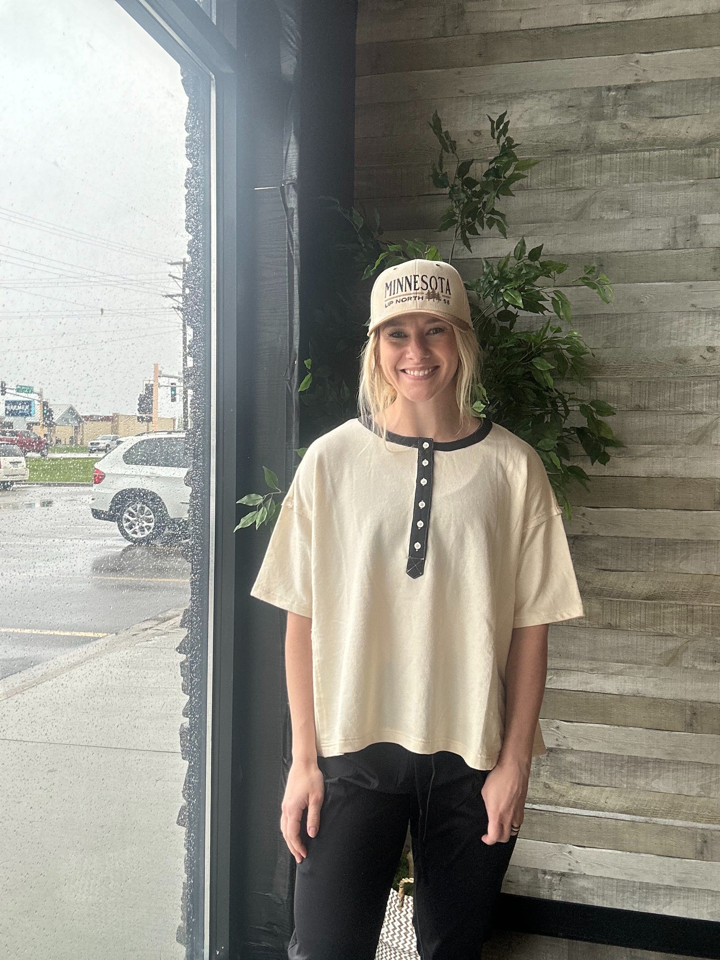 HENLEY RINGER TEE