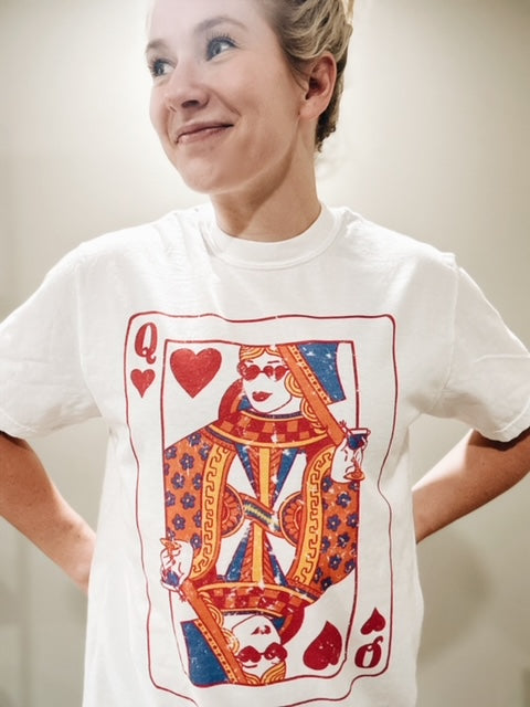 Queen of Hearts Tee